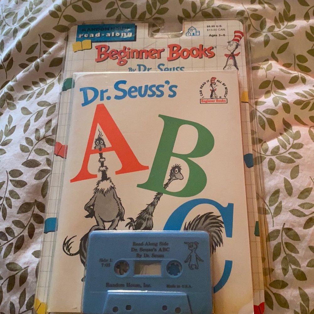 Vintage Read-Along book.  ABC by Dr. Seuss